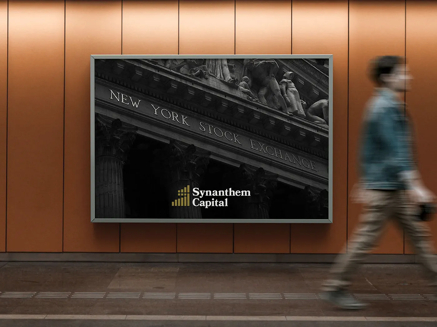 a metro poster for a Financial Company