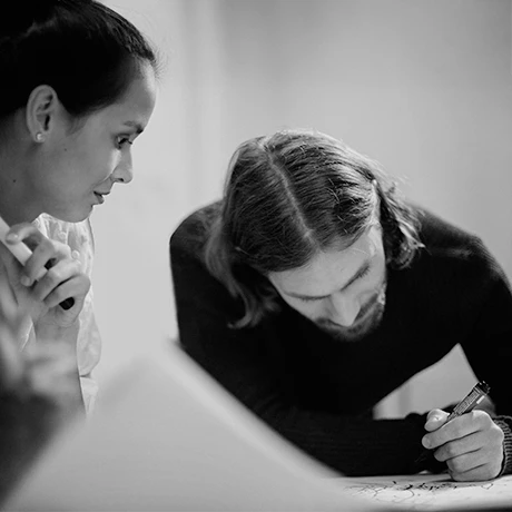 Brand Designer Working Brand Designers working