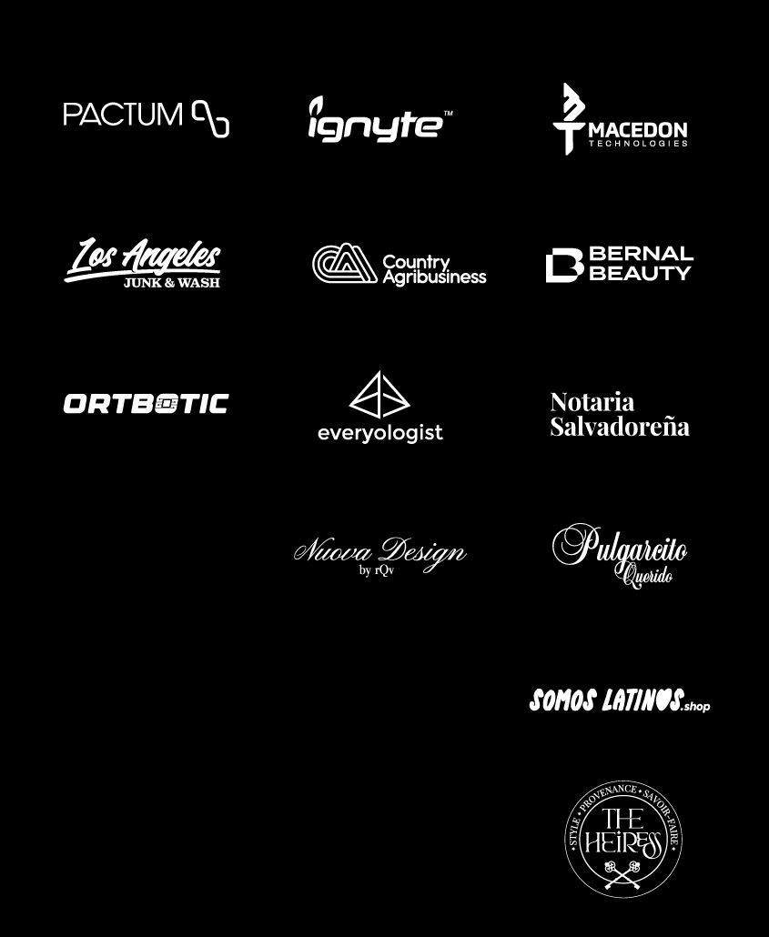 Branding Clients Los Angeles Set of Logos